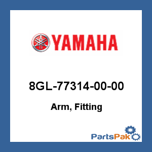 Yamaha 8GL-77314-00-00 Arm, Fitting; 8GL773140000