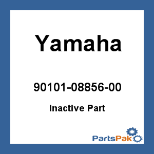 Yamaha 90101-08856-00 Bolt, Hexagon; 901010885600