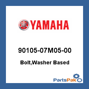 Yamaha 90105-07M05-00 Bolt, Washer Based; 9010507M0500