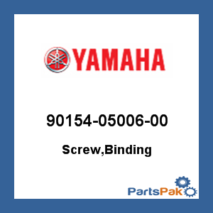 Yamaha 90154-05006-00 Screw, Binding; 901540500600