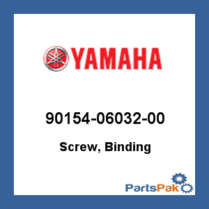 Yamaha 90154-06032-00 Screw, Binding; 901540603200
