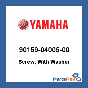 Yamaha 90159-04005-00 Screw, With Washer; 901590400500