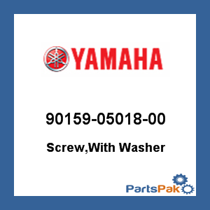 Yamaha 90159-05018-00 Screw, With Washer; 901590501800