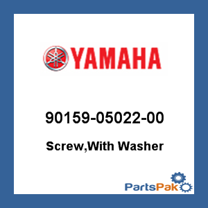 Yamaha 90159-05022-00 Screw, With Washer; New # 90159-05044-00