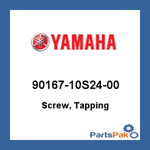 Yamaha 90167-10S24-00 Screw, Tapping; 9016710S2400