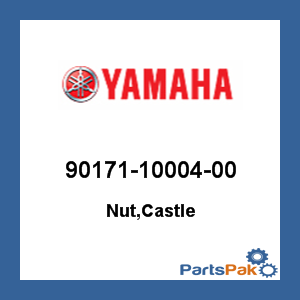 Yamaha 90171-10004-00 Nut, Castle; 901711000400