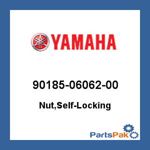 Yamaha 90185-06062-00 Nut, Self-Locking; 901850606200