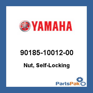 Yamaha 90185-10012-00 Nut, Self-Locking; 901851001200