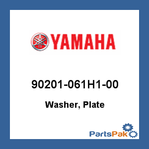 Yamaha 90201-061H1-00 Washer, Plate; 90201061H100