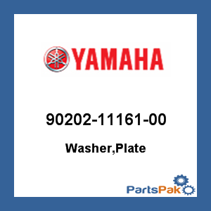 Yamaha 90202-11161-00 Washer, Plate; 902021116100