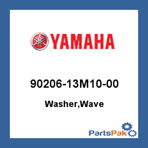 Yamaha 90206-13M10-00 Washer, Wave; 9020613M1000