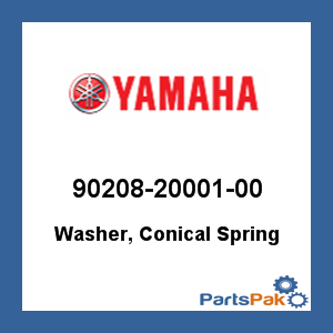 Yamaha 90208-20001-00 Washer, Conical Spring; 902082000100