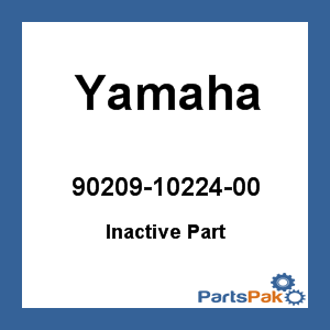 Yamaha 90209-10224-00 Washer, Special Shape; New # 90209-10020-00