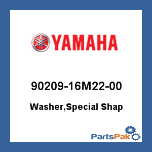Yamaha 90209-16M22-00 Washer, Special Shape; 9020916M2200