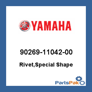 Yamaha 90269-11042-00 Rivet, Special Shape; 902691104200