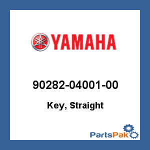 Yamaha 90282-04001-00 Key, Straight; 902820400100