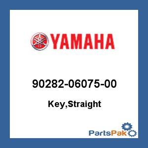 Yamaha 90282-06075-00 Key, Straight; 902820607500