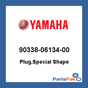 Yamaha 90338-06134-00 Plug, Special Shape; 903380613400