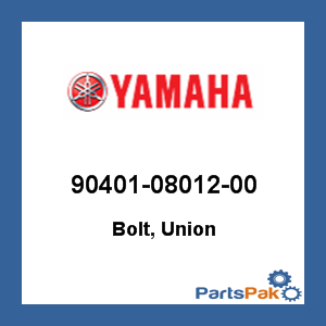 Yamaha 90401-08012-00 Bolt, Union; 904010801200