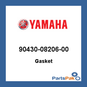 Yamaha 90430-08206-00 Gasket; 904300820600
