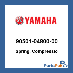 Yamaha 90501-04800-00 Spring, Compressio; 905010480000