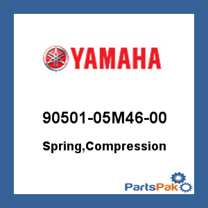 Yamaha 90501-05M46-00 Spring, Compression; 9050105M4600