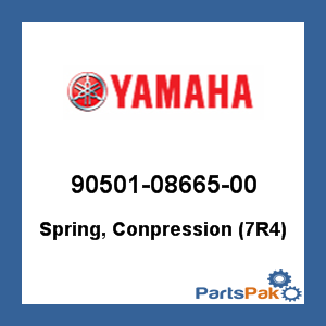 Yamaha 90501-08665-00 Spring, Conpression (7R4); 905010866500