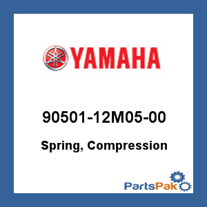 Yamaha 90501-12M05-00 Spring, Compression; 9050112M0500