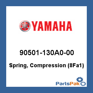 Yamaha 90501-130A0-00 Spring, Compression (8Fa1); 90501130A000