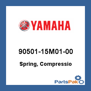 Yamaha 90501-15M01-00 Spring, Compressio; 9050115M0100