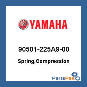 Yamaha 90501-225A9-00 Spring, Compression; 90501225A900