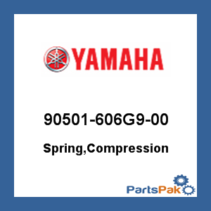 Yamaha 90501-606G9-00 Spring, Compression; 90501606G900