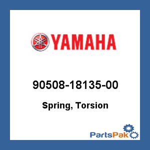 Yamaha 90508-18135-00 Spring, Torsion; 905081813500