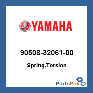 Yamaha 90508-32061-00 Spring, Torsion; 905083206100