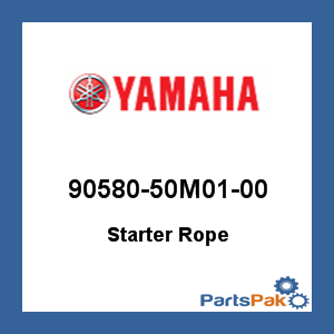 Yamaha 90580-50M01-00 Starter Rope; 9058050M0100