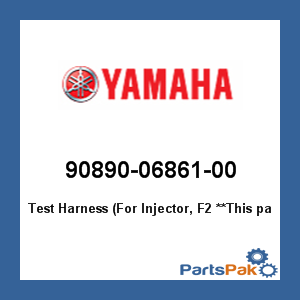 Yamaha 90890-06861-00 Test Harness (For Injector, F2; New # 90890-06924-00