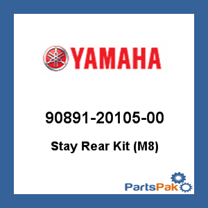 Yamaha 90891-20105-00 Stay Rear Kit (M8); 908912010500