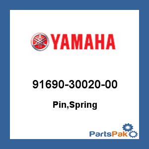 Yamaha 91690-30020-00 Pin, Spring; 916903002000