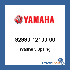 Yamaha 92990-12100-00 Washer, Spring; 929901210000