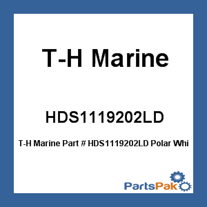 T-H Marine HDS1119202LD; Polar White Hatch 11X19
