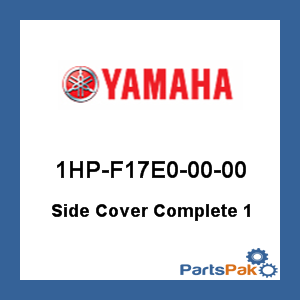 Yamaha 1HP-F17E0-00-00 Side Cover Complete 1; 1HPF17E00000