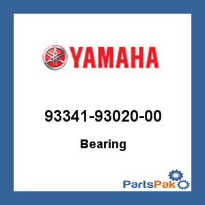 Yamaha 93341-93020-00 Bearing; 933419302000
