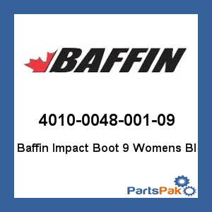 Baffin 4010-0048-001-09; Womens Impact Boots Black Size 09