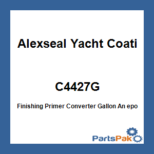 Alexseal Yacht Coating C4427G; Finishing Primer Converter Gallon