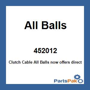 All Balls 452012; Clutch Cable