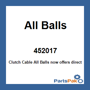 All Balls 452017; Clutch Cable