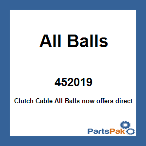 All Balls 452019; Clutch Cable