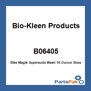 Bio-Kleen Products B06405; Bike Magik Supersuds Wash 16-Ounce