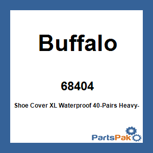 Buffalo 68404; Shoe Cover XL Waterproof 40-Pairs