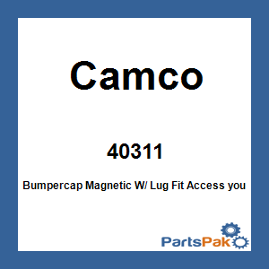 Camco 40311; Bumpercap Magnetic W/ Lug Fit